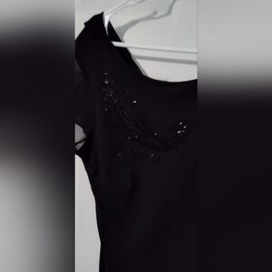 Robbie Bee Black Backless Dress